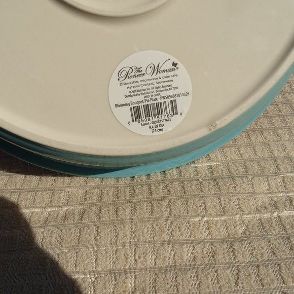 ❤️ New Pioneer Woman Blooming Bouquet 10-Inch Pie Pan NWT - Picture 7 of 8